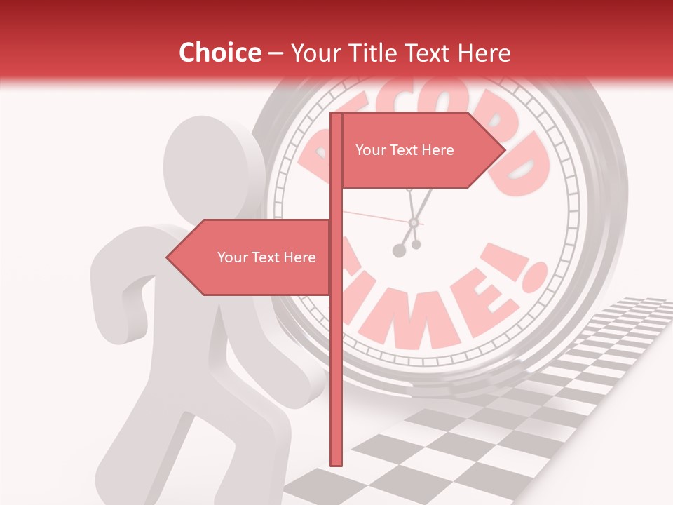 End Record Leading PowerPoint Template