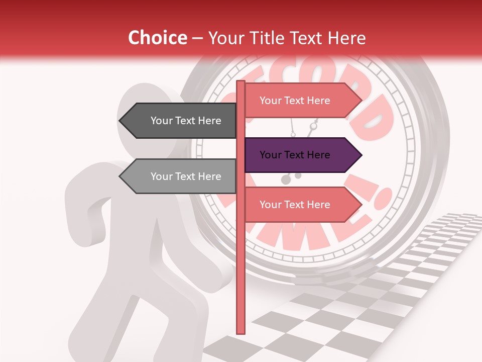 End Record Leading PowerPoint Template