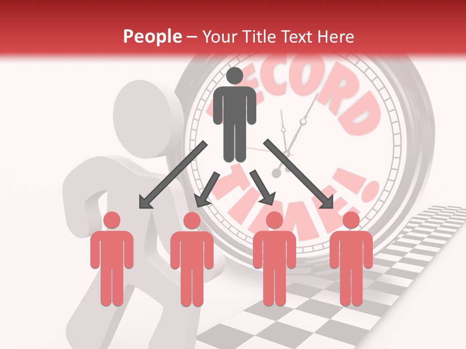 End Record Leading PowerPoint Template