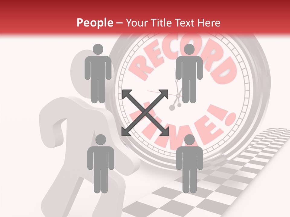 End Record Leading PowerPoint Template