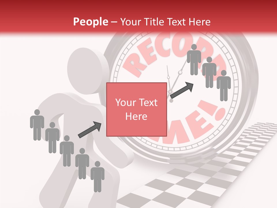 End Record Leading PowerPoint Template