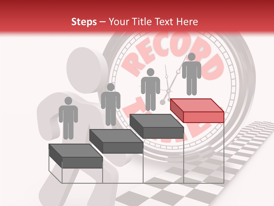 End Record Leading PowerPoint Template
