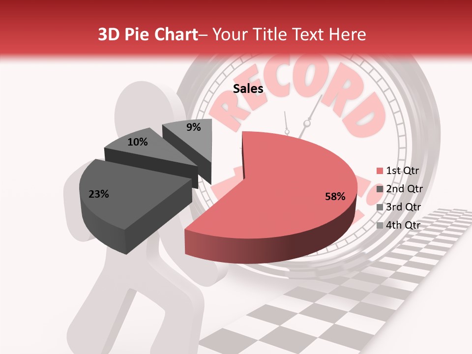End Record Leading PowerPoint Template