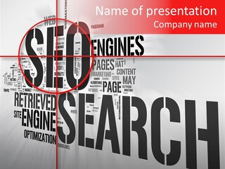 Seo Topics Graphic PowerPoint Template