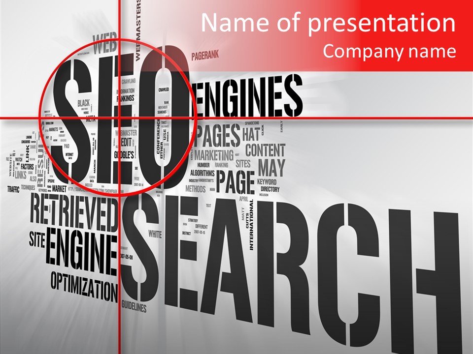 Seo Topics Graphic PowerPoint Template