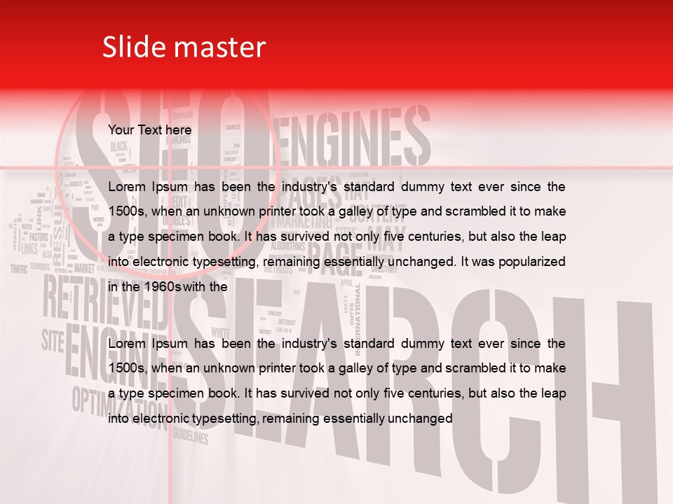 Seo Topics Graphic PowerPoint Template