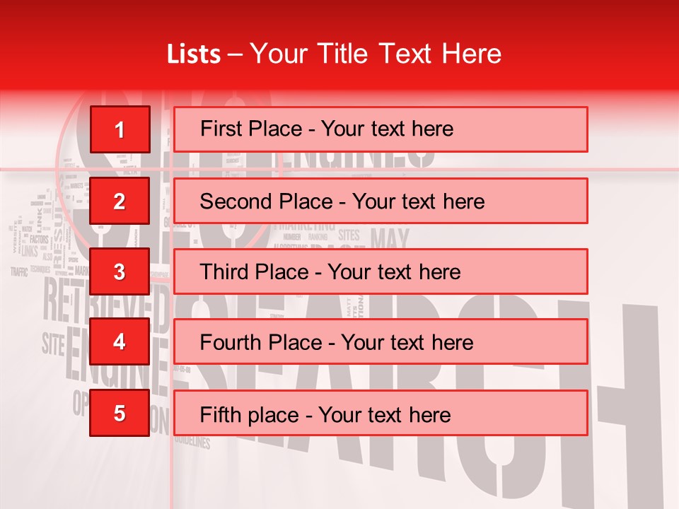 Seo Topics Graphic PowerPoint Template