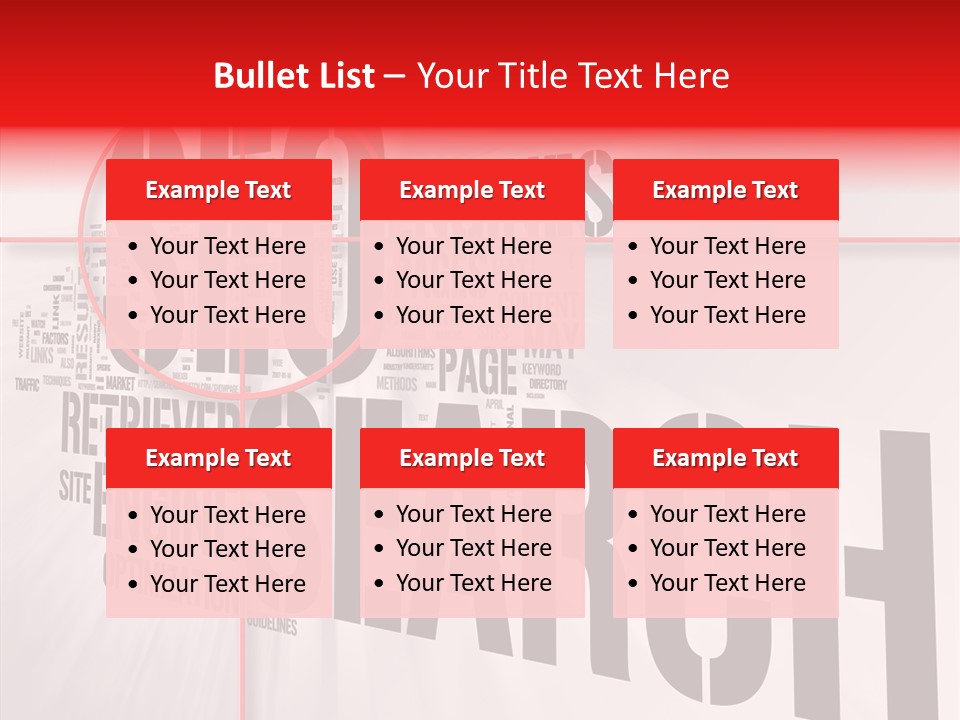 Seo Topics Graphic PowerPoint Template