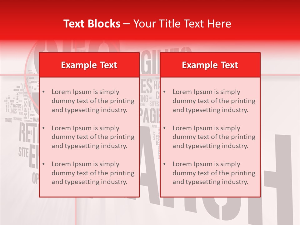 Seo Topics Graphic PowerPoint Template