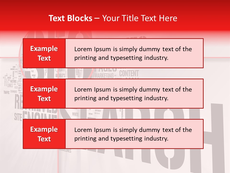 Seo Topics Graphic PowerPoint Template