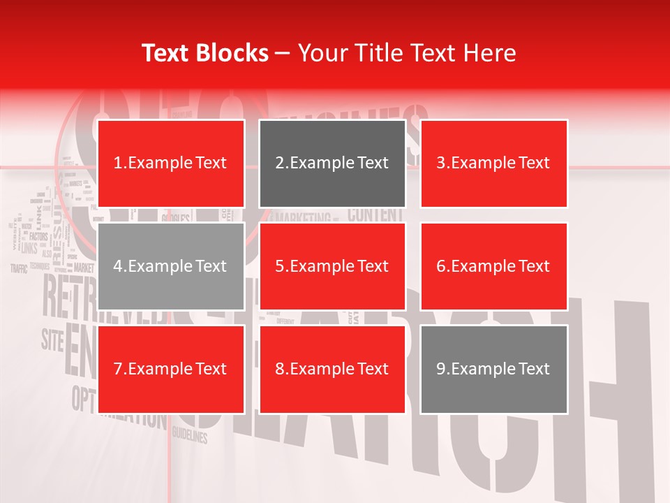 Seo Topics Graphic PowerPoint Template