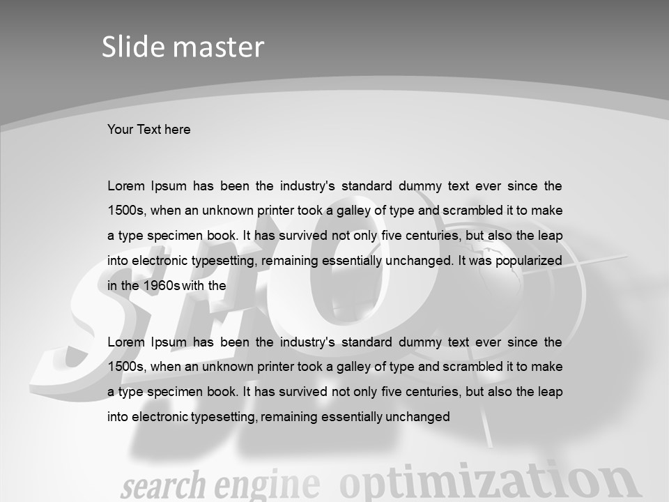 Web World Technology PowerPoint Template