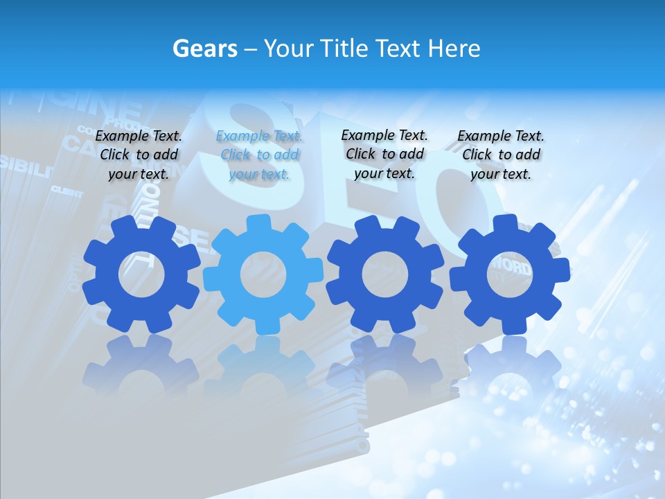Seo Technology Engine PowerPoint Template