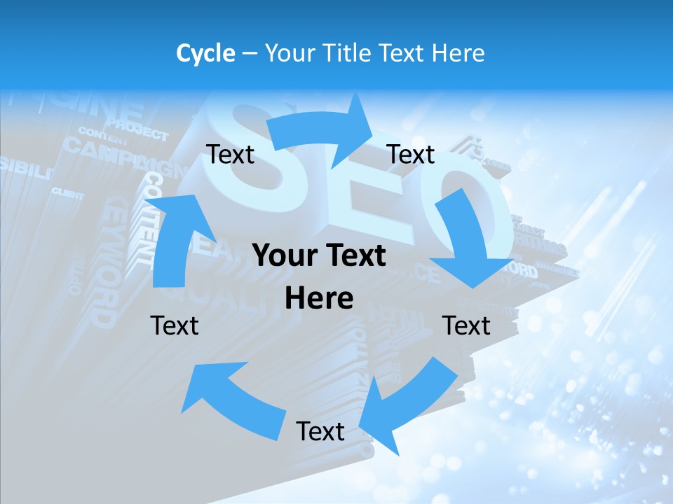 Seo Technology Engine PowerPoint Template