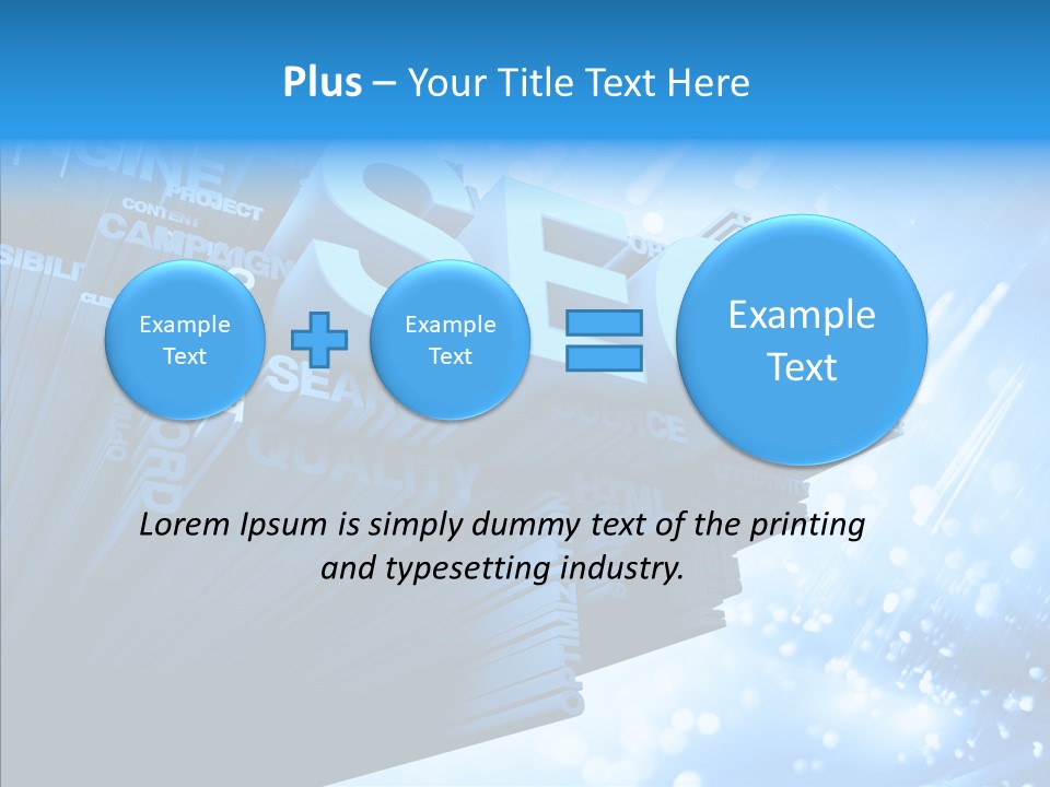 Seo Technology Engine PowerPoint Template