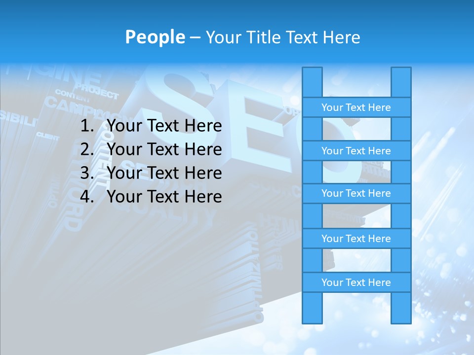 Seo Technology Engine PowerPoint Template