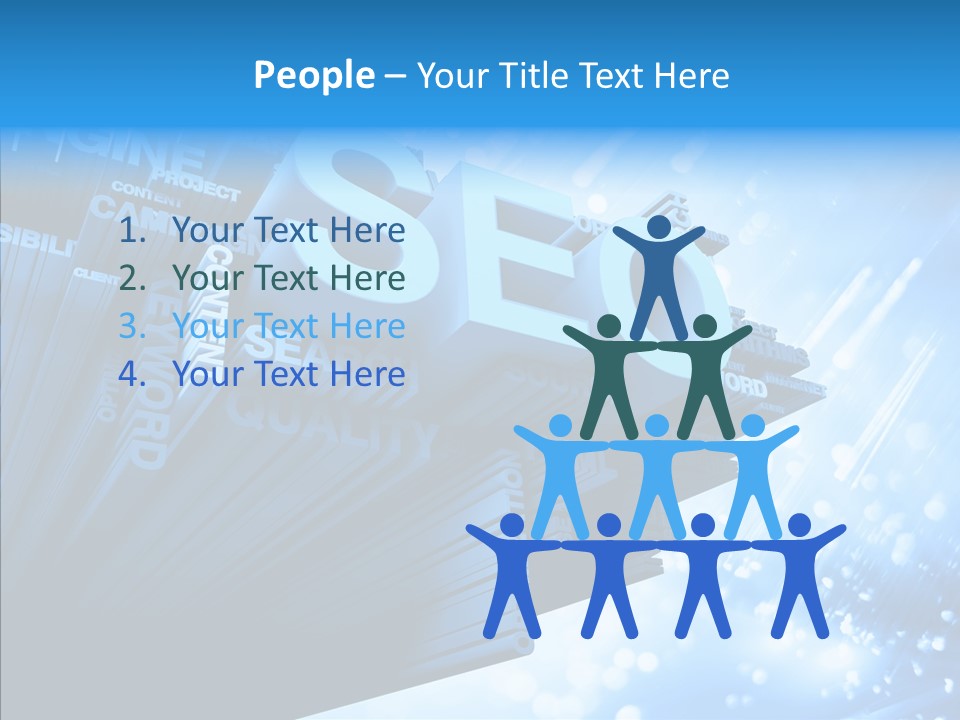 Seo Technology Engine PowerPoint Template