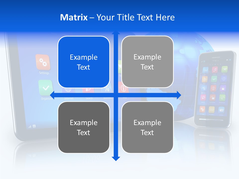 Touchscreen Screen Social PowerPoint Template