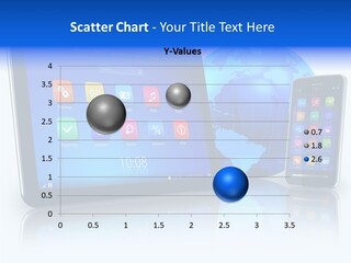 Touchscreen Screen Social PowerPoint Template