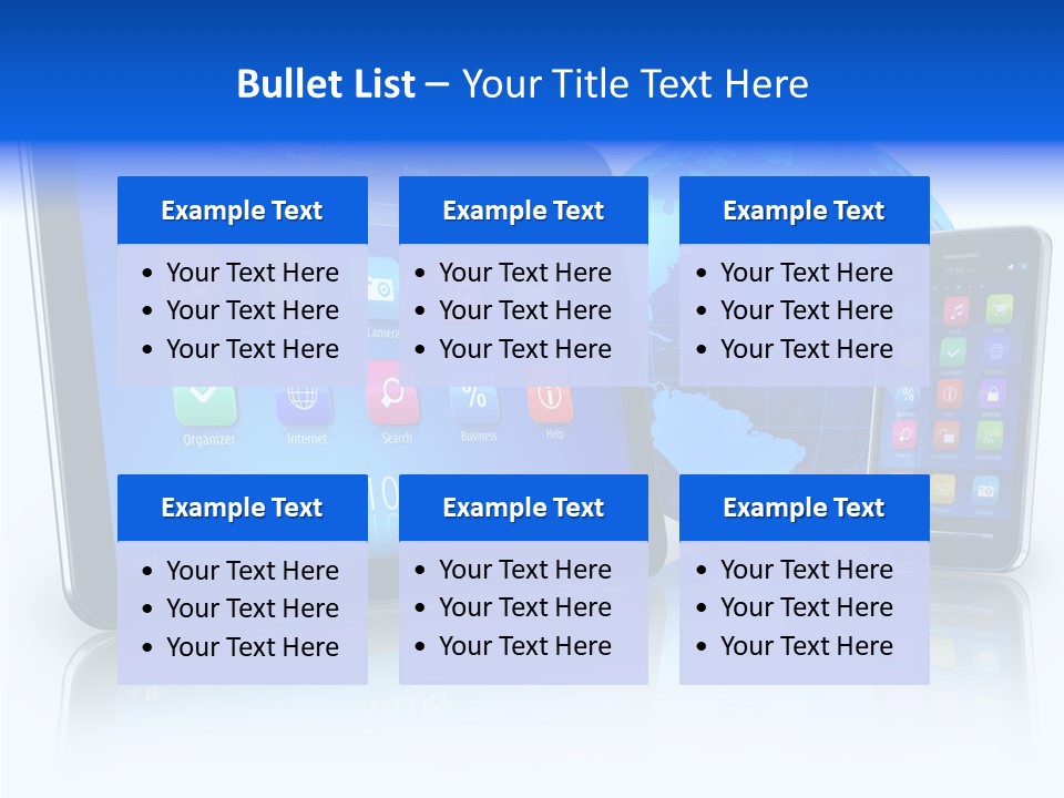 Touchscreen Screen Social PowerPoint Template