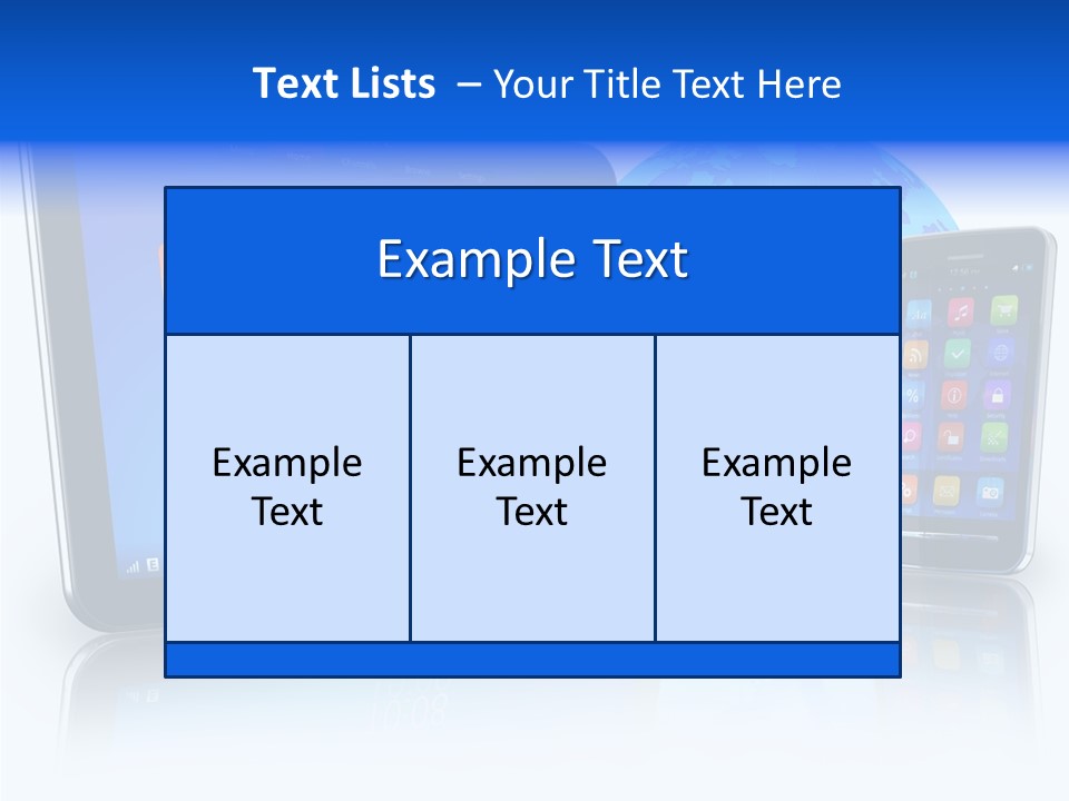 Touchscreen Screen Social PowerPoint Template