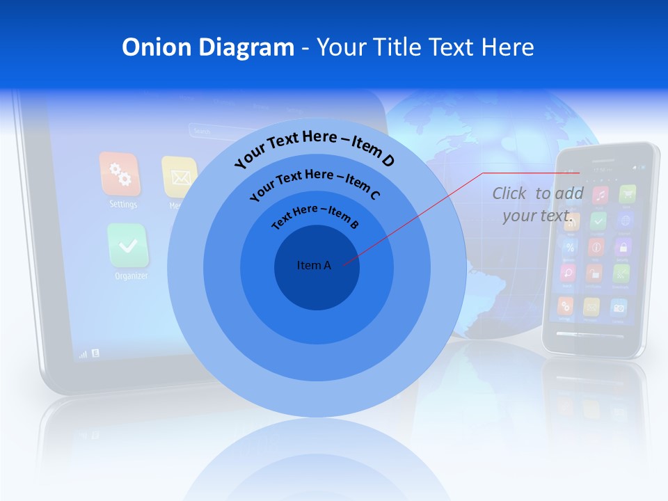 Touchscreen Screen Social PowerPoint Template