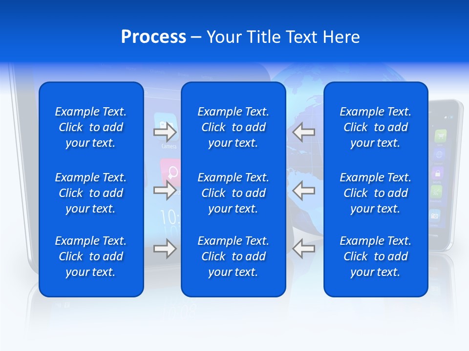 Touchscreen Screen Social PowerPoint Template