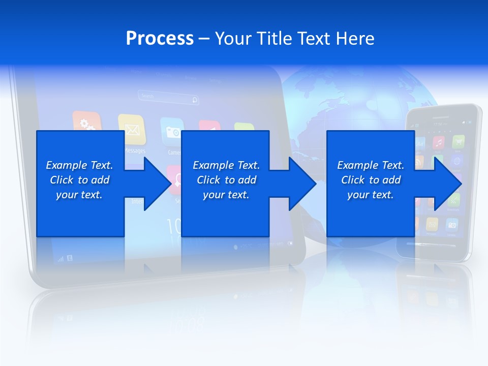 Touchscreen Screen Social PowerPoint Template
