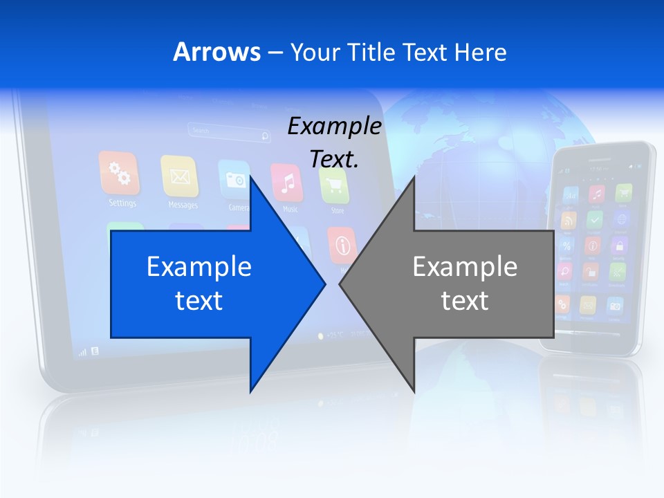 Touchscreen Screen Social PowerPoint Template