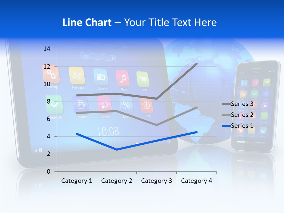 Touchscreen Screen Social PowerPoint Template