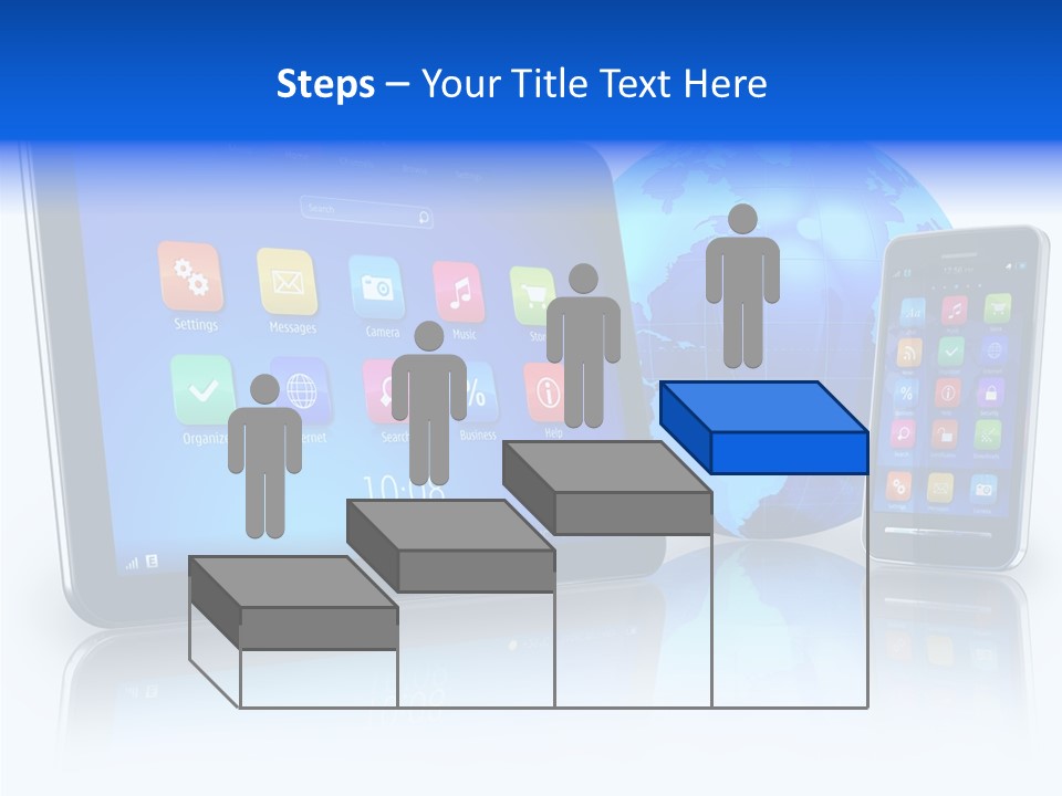 Touchscreen Screen Social PowerPoint Template