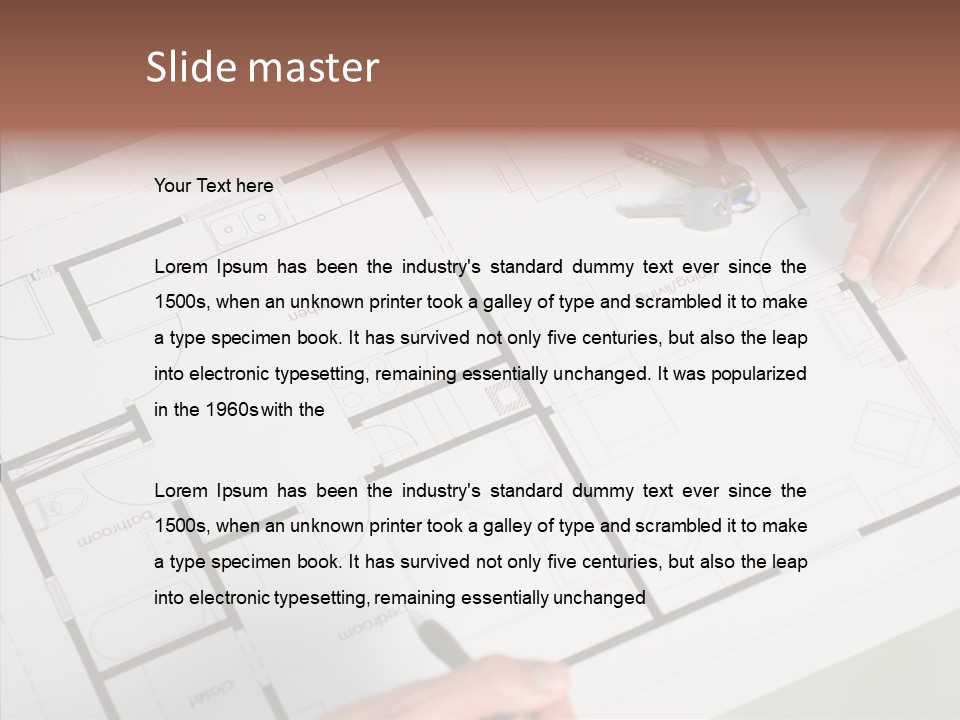 Interior Structure Person PowerPoint Template
