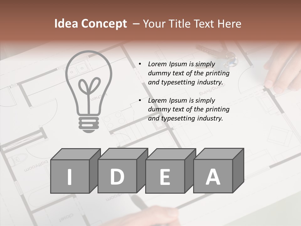 Interior Structure Person PowerPoint Template