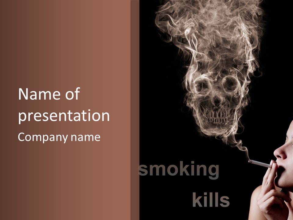 Nightmare View Concept PowerPoint Template