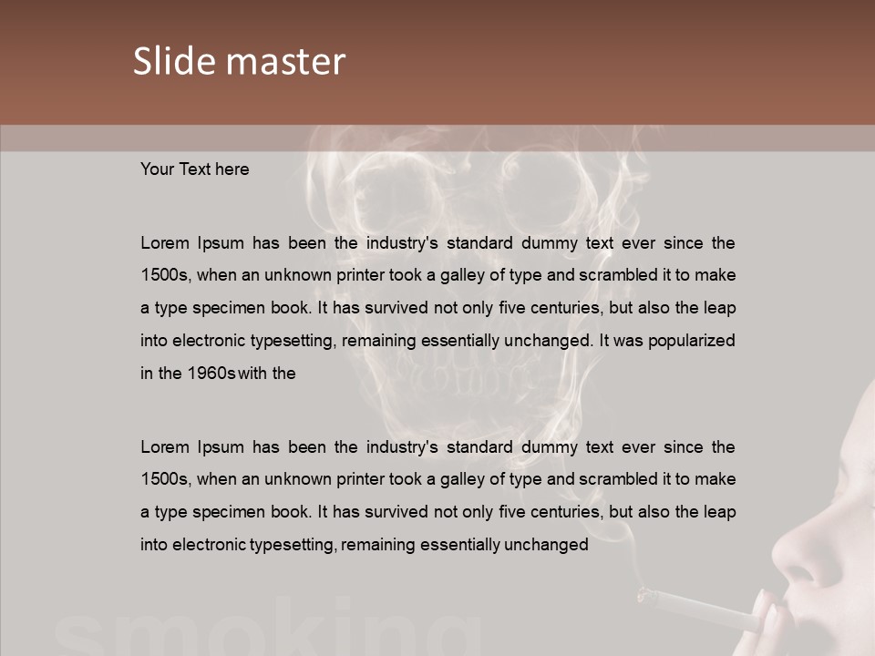 Nightmare View Concept PowerPoint Template