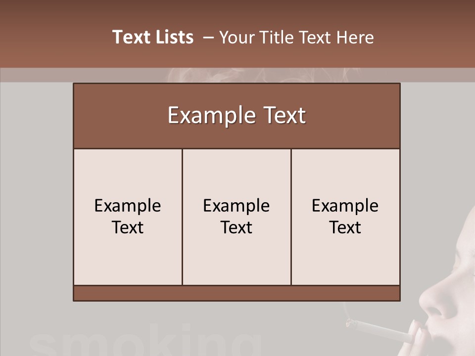 Nightmare View Concept PowerPoint Template