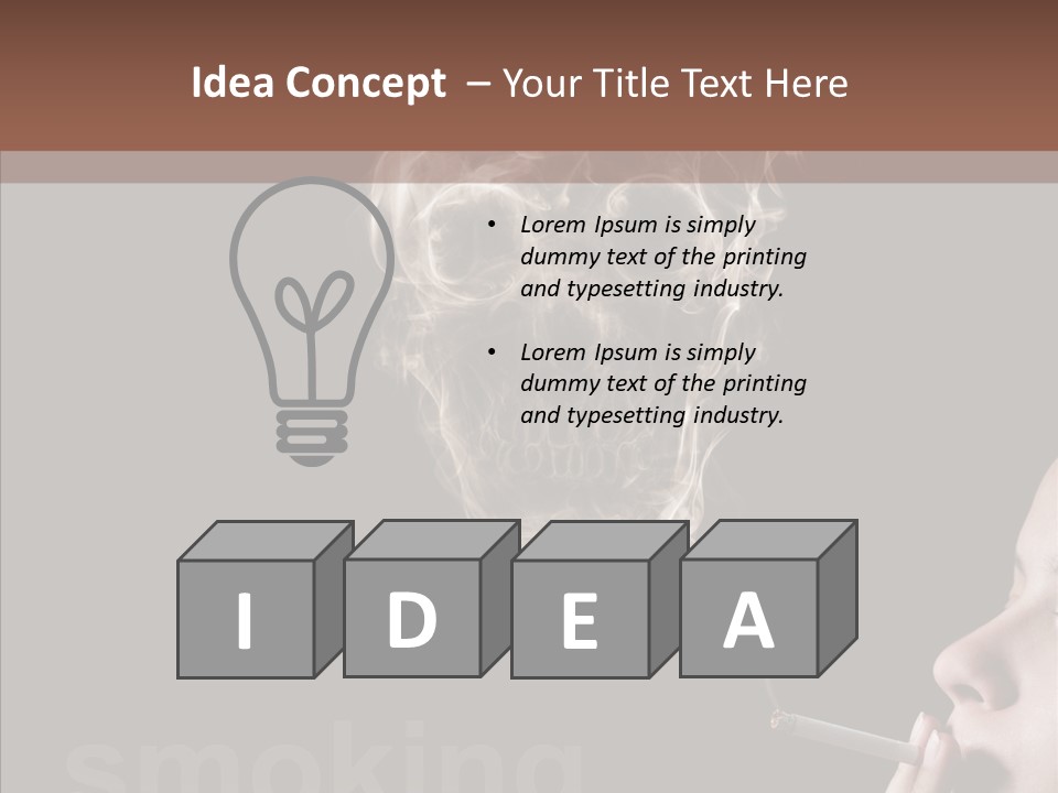 Nightmare View Concept PowerPoint Template