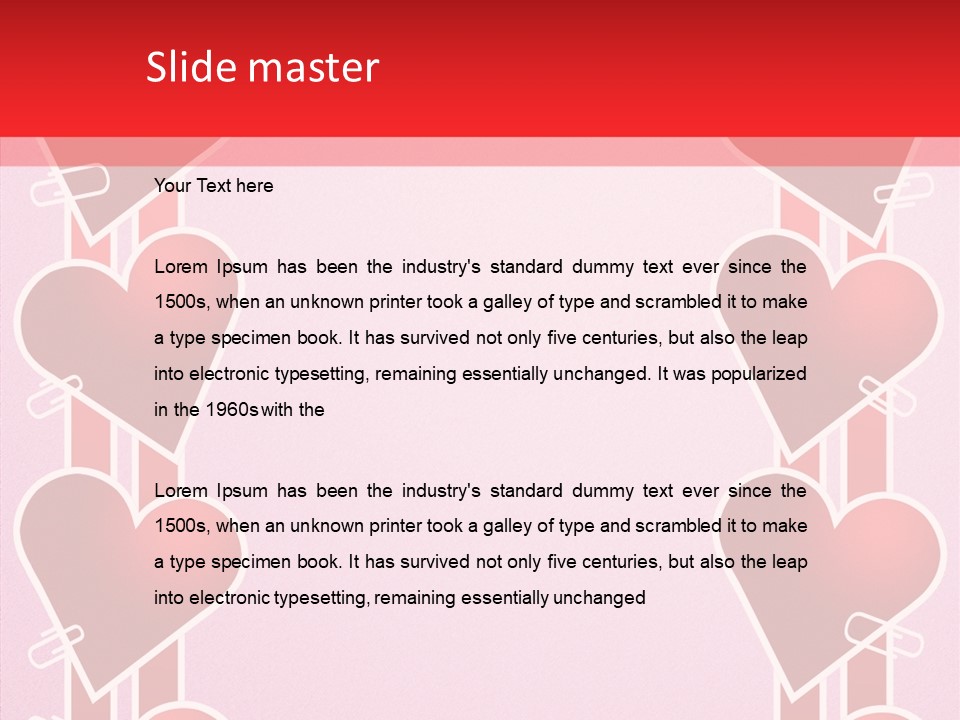 Present Kiss Word PowerPoint Template