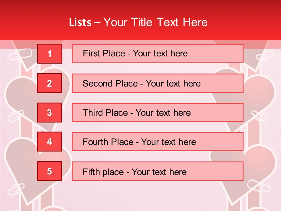 Present Kiss Word PowerPoint Template