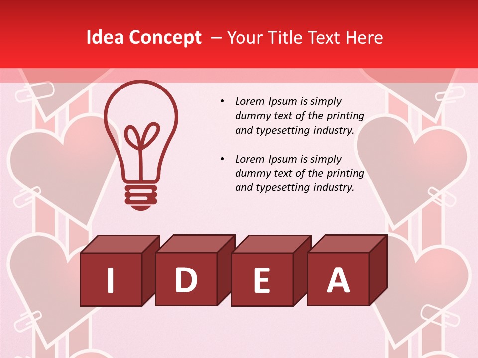 Present Kiss Word PowerPoint Template