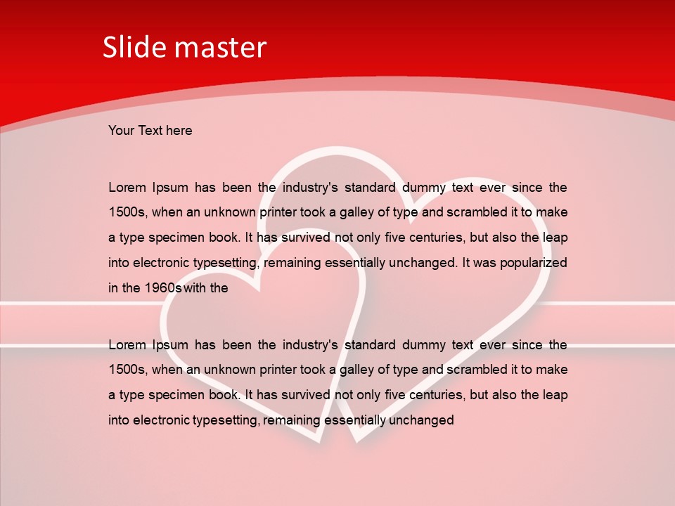 Passion Lover Art PowerPoint Template