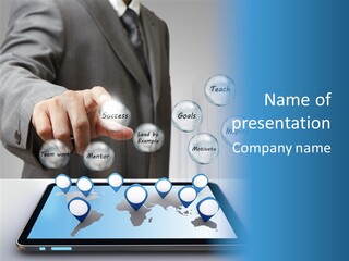 Innovation Symbol Network PowerPoint Template