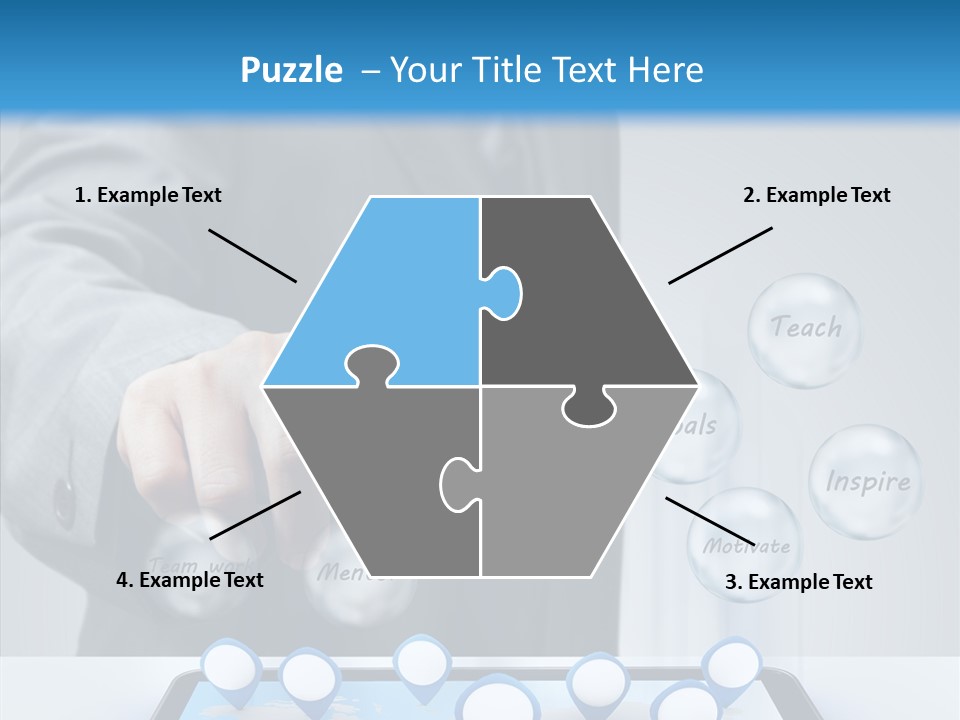 Innovation Symbol Network PowerPoint Template
