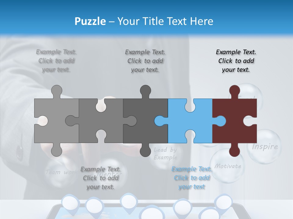 Innovation Symbol Network PowerPoint Template