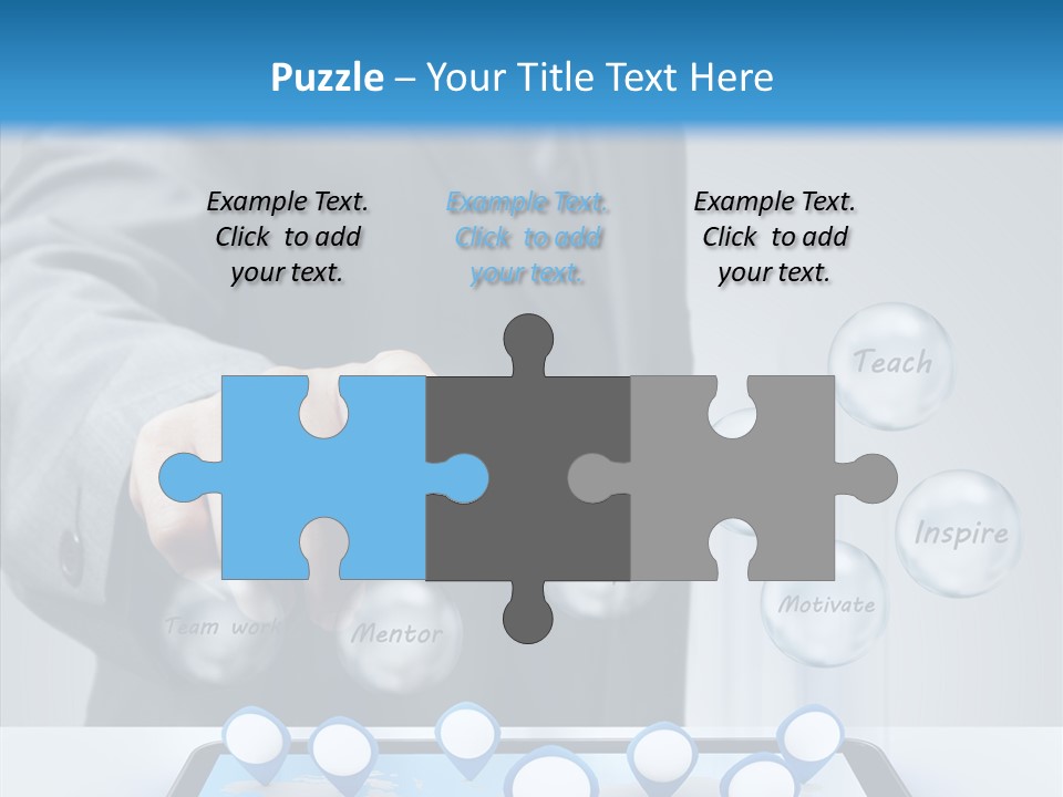 Innovation Symbol Network PowerPoint Template