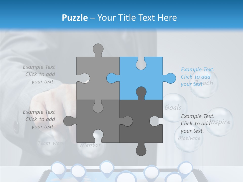 Innovation Symbol Network PowerPoint Template