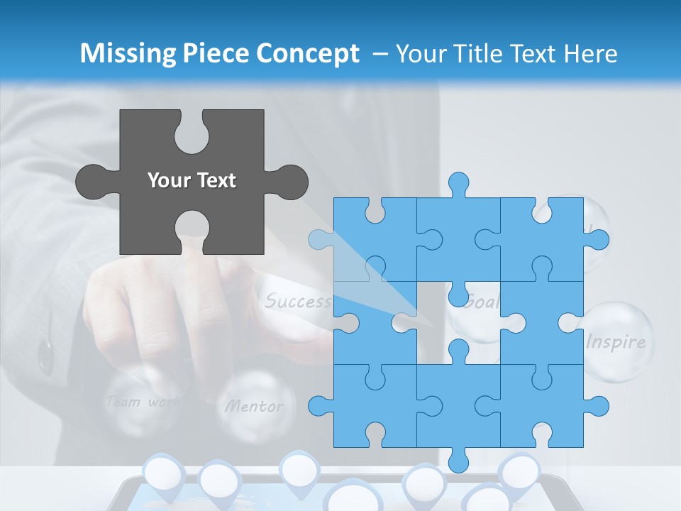 Innovation Symbol Network PowerPoint Template