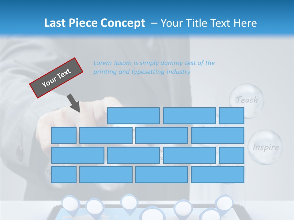 Innovation Symbol Network PowerPoint Template