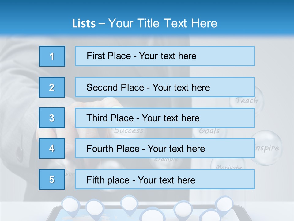 Innovation Symbol Network PowerPoint Template