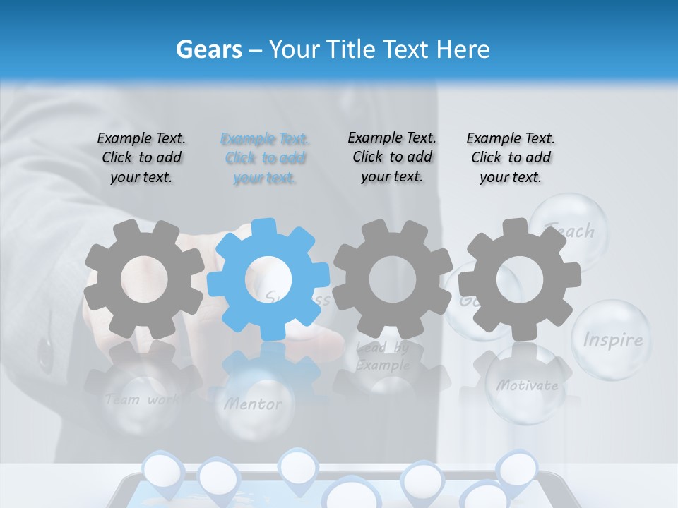 Innovation Symbol Network PowerPoint Template